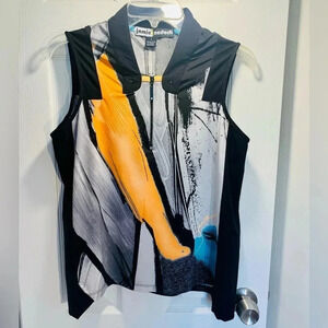 Jamie Sadock Golf Sleeveless Shirt Colorful Size Small Excellent Condition